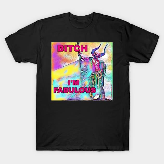 Fabulous rainbow T-Shirt by Wicked9mm